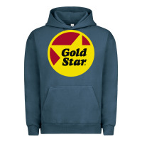 Pigment Midnight Navy Gold Star Chili Resto Urban Hoodie - artisFamous