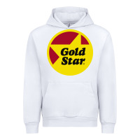 White Gold Star Chili Resto Urban Hoodie - artisFamous