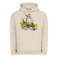 Pigment French Oak calvin and hobbes bill watterson Urban Hoodie - artisFamous