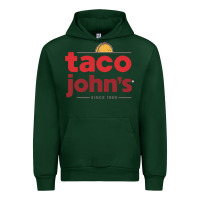 Forest Green Taco John's Resto Urban Hoodie - artisFamous