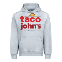 Heather Grey Taco John's Resto Urban Hoodie - artisFamous