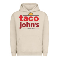 Pigment French Oak Taco John's Resto Urban Hoodie - artisFamous