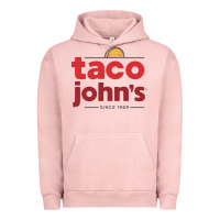 Pigment Salmon Taco John's Resto Urban Hoodie - artisFamous