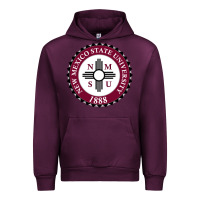 Mauve Wine nmsu seal Urban Hoodie - artisFamous
