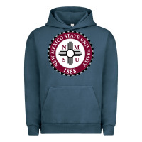 Pigment Midnight Navy nmsu seal Urban Hoodie - artisFamous
