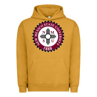 Pigment Peanut Butter nmsu seal Urban Hoodie - artisFamous