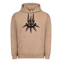 Pigment Burro yorha white insignia Urban Hoodie - artisFamous