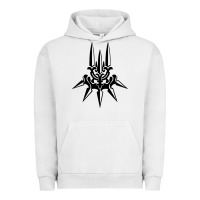 Pigment Lunar Rock yorha white insignia Urban Hoodie - artisFamous