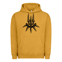 Pigment Peanut Butter yorha white insignia Urban Hoodie - artisFamous