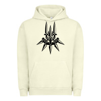 Pigment Pistachio yorha white insignia Urban Hoodie - artisFamous