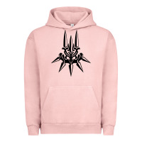 Pigment Salmon yorha white insignia Urban Hoodie - artisFamous