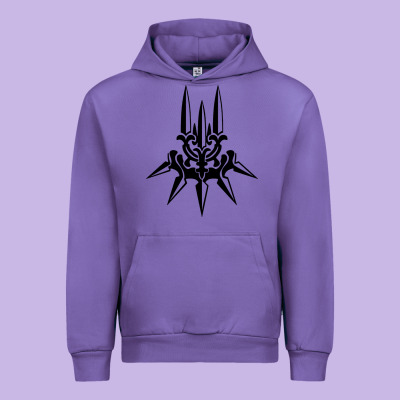 Yorha White Insignia Urban Hoodie Designed By Artisfamous