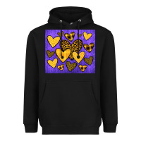 Black team spirit color purple and gold Heavyweight Hoodie - JahusDesignShop