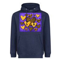 Navy team spirit color purple and gold Heavyweight Hoodie - JahusDesignShop