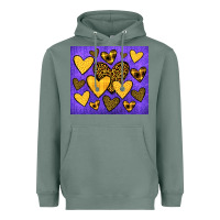 Sage team spirit color purple and gold Heavyweight Hoodie - JahusDesignShop