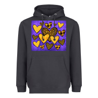 Smoke team spirit color purple and gold Heavyweight Hoodie - JahusDesignShop