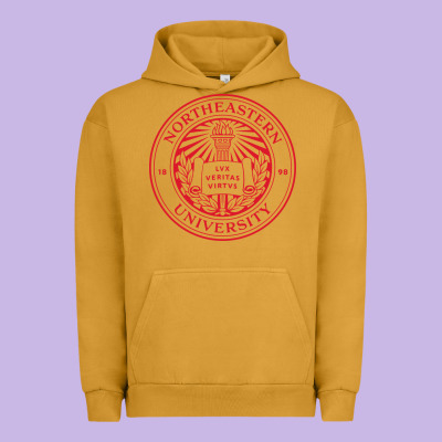 Northeastern University Urban Hoodie Designed By Artisfamous
