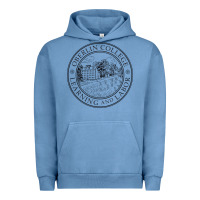 Pigment Pebble Blue oberlin college, oberlin, oh, Urban Hoodie - artisFamous