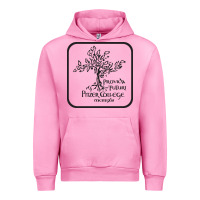 Fuchsia Pink pitzer college seal, cali Urban Hoodie - artisFamous