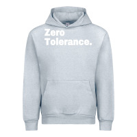 Heather Grey zero tolerance Urban Hoodie - artisFamous