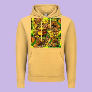 St. Patrick's Chicken With Pot Of Gold Vintage Hoodie Designed By Fadigitalartstudio