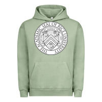 Pigment Oil Green rice university Urban Hoodie - artisFamous
