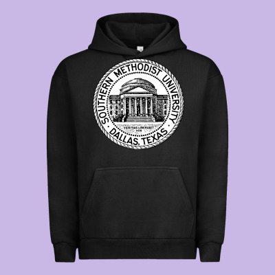 Southern Methodist University Urban Hoodie Designed By Artisfamous