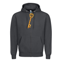 Smoke love key Zipper Hoodie - AdoDesignShop