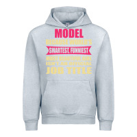 Heather Grey model funniest isn't a jobtitle Urban Hoodie - artisFamous
