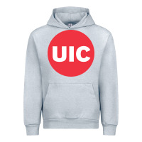 Heather Grey university of illinois at chicago circle Urban Hoodie - artisFamous
