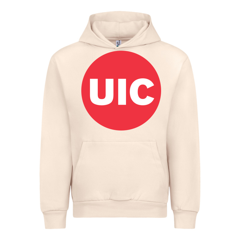 University Of Illinois At Chicago Circle Urban Hoodie by artisFamous | Teevron