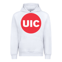 White university of illinois at chicago circle Urban Hoodie - artisFamous