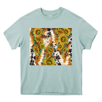 Arona sunflowers with patterns Heavy Core Tee - TumblerDesignByShophia