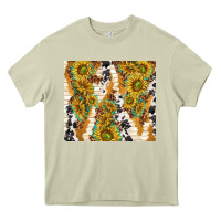 Mossy sunflowers with patterns Heavy Core Tee - TumblerDesignByShophia