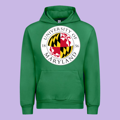 University Of Maryland Urban Hoodie Designed By Artisfamous