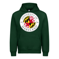 Forest Green university of maryland Urban Hoodie - artisFamous