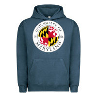 Pigment Midnight Navy university of maryland Urban Hoodie - artisFamous