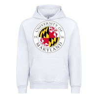 White university of maryland Urban Hoodie - artisFamous