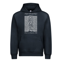 Navy joy division pleasures  japanese Urban Hoodie - artisFamous