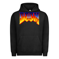 Pigment Black doom video game Urban Hoodie - artisFamous
