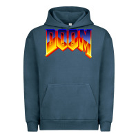 Pigment Midnight Navy doom video game Urban Hoodie - artisFamous