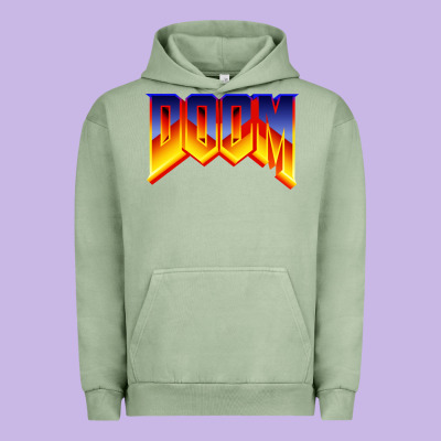 Doom Video Game Urban Hoodie Designed By Artisfamous