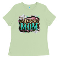 Matcha blessed mom Ladies Tee - OliviaCreatesArt