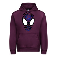 Mauve Wine anyone can wear the mask Urban Hoodie - artisFamous