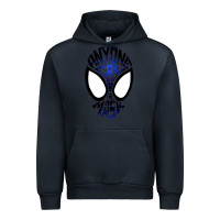 Navy anyone can wear the mask Urban Hoodie - artisFamous