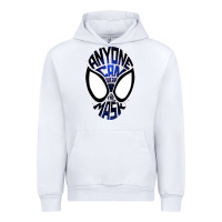 White anyone can wear the mask Urban Hoodie - artisFamous