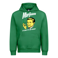 Emerald smoking marijuana Urban Hoodie - artisFamous