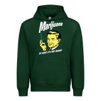 Forest Green smoking marijuana Urban Hoodie - artisFamous