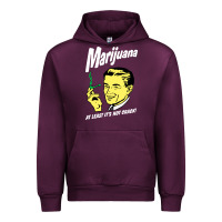 Mauve Wine smoking marijuana Urban Hoodie - artisFamous