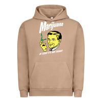 Pigment Burro smoking marijuana Urban Hoodie - artisFamous